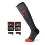 Lenz Heat sock 5.1 toe cap lämpösukat + Lenz Lithium pack rcB 2000 akkupari + USB latausasema